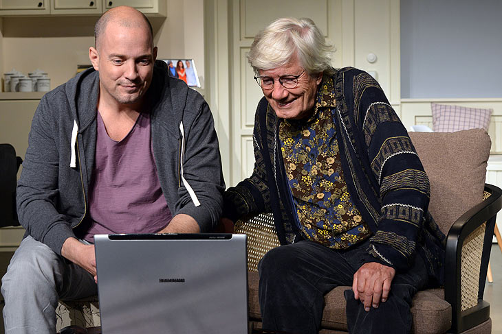 Patrick Wolff und Christian Wolff bei"Monsieur Pierre geht online"  (©Foto: Kajo Meyer)